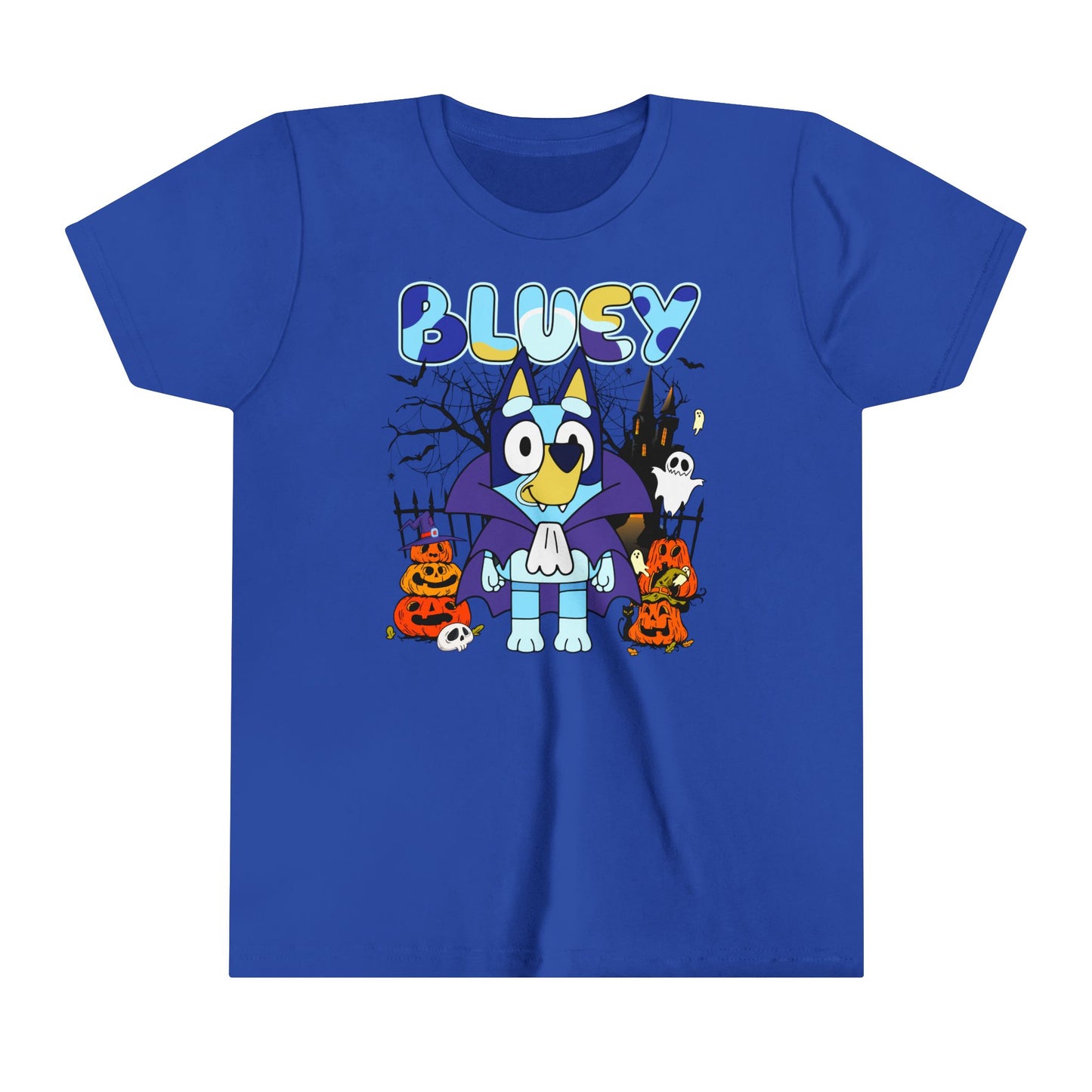 Blue vampire Youth Short Sleeve Tee