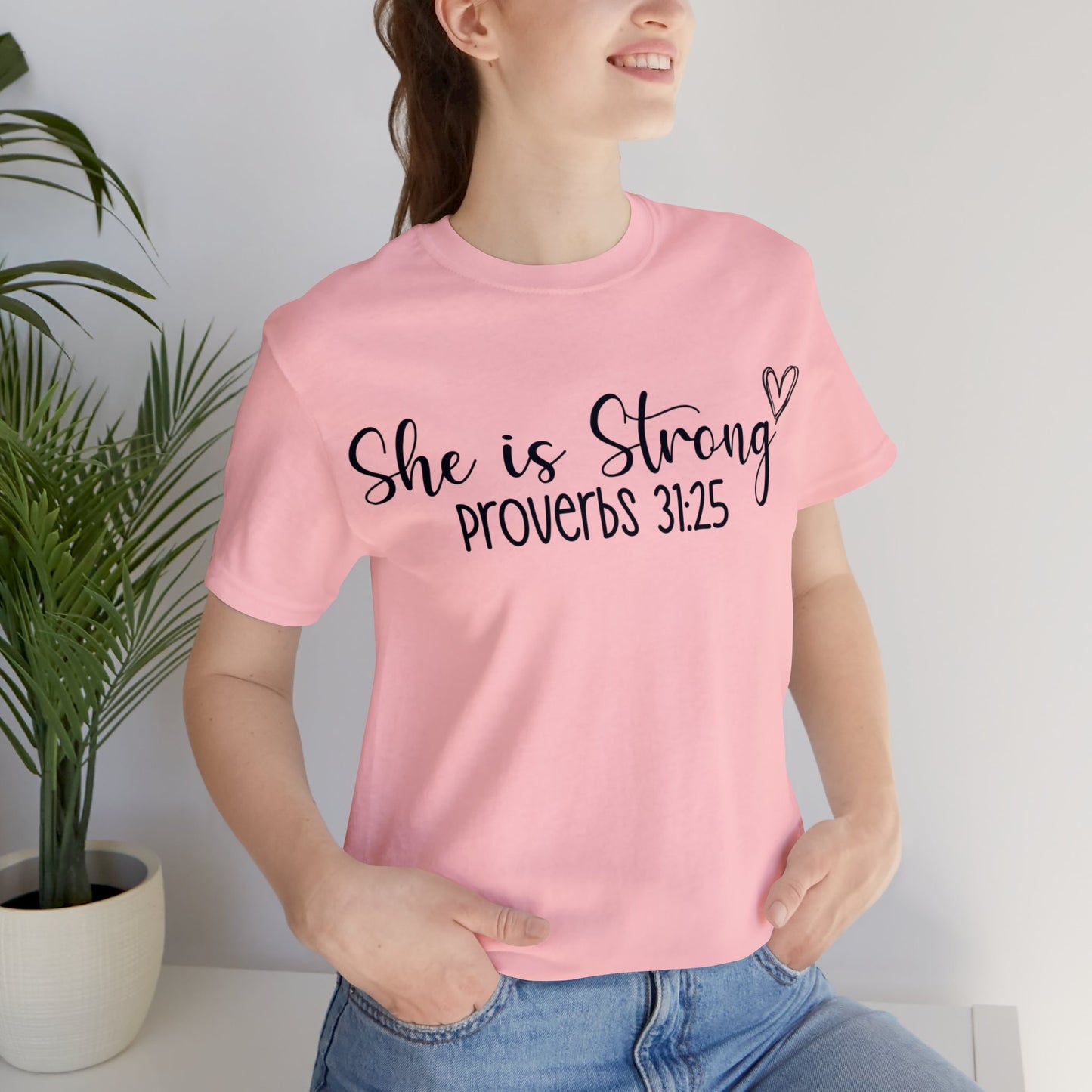 She is Strong Short sleeve Tshirt