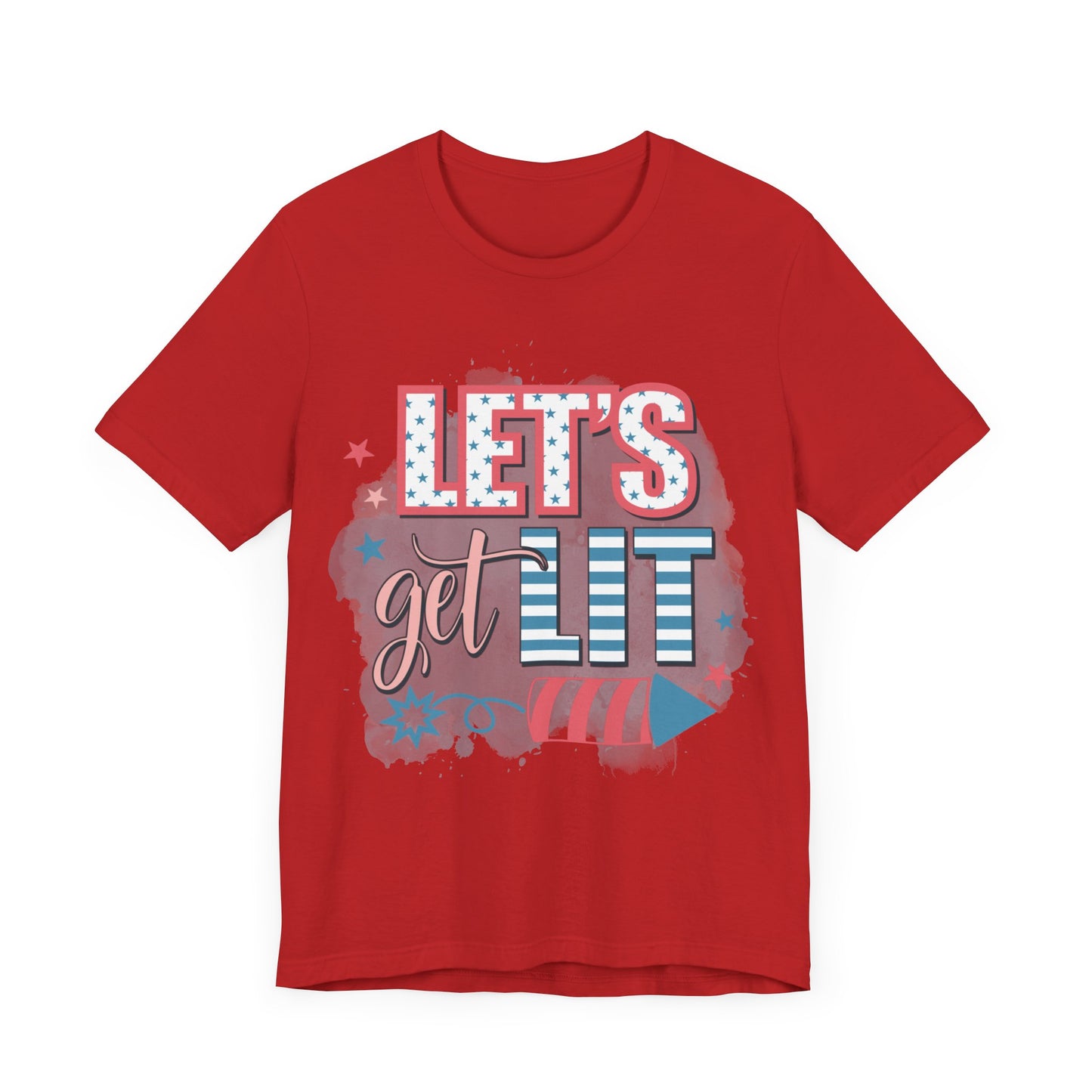 Lets Get Lit Jersey Short Sleeve Tee