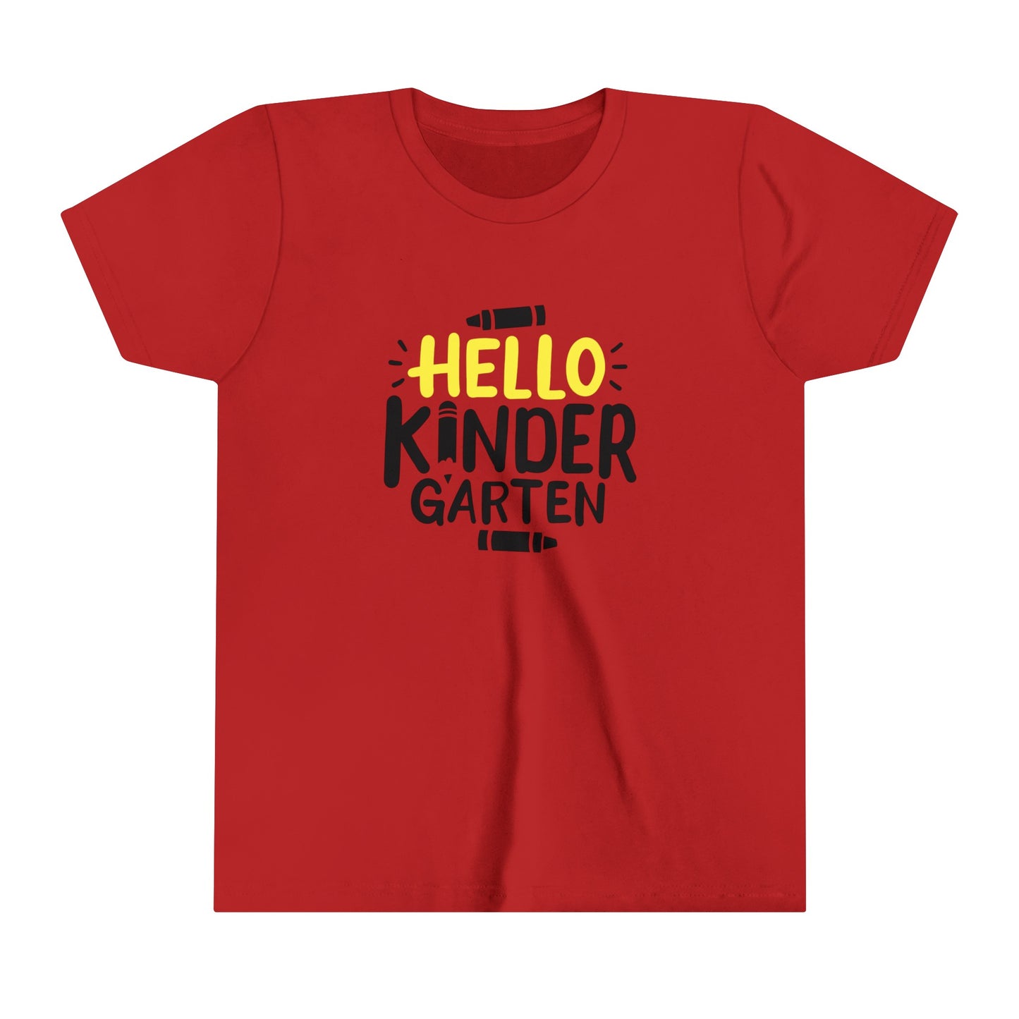 Hello Kindergarten Youth Short Sleeve Tee
