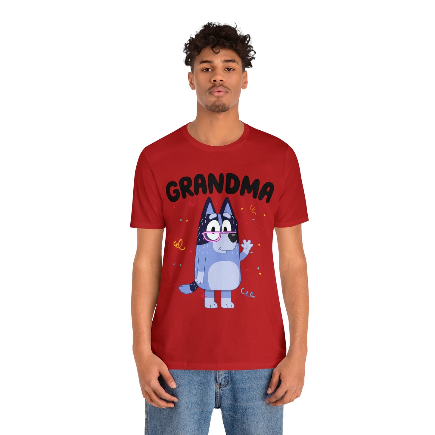 Grandma Bluey Birthday short sleeve Tshirt