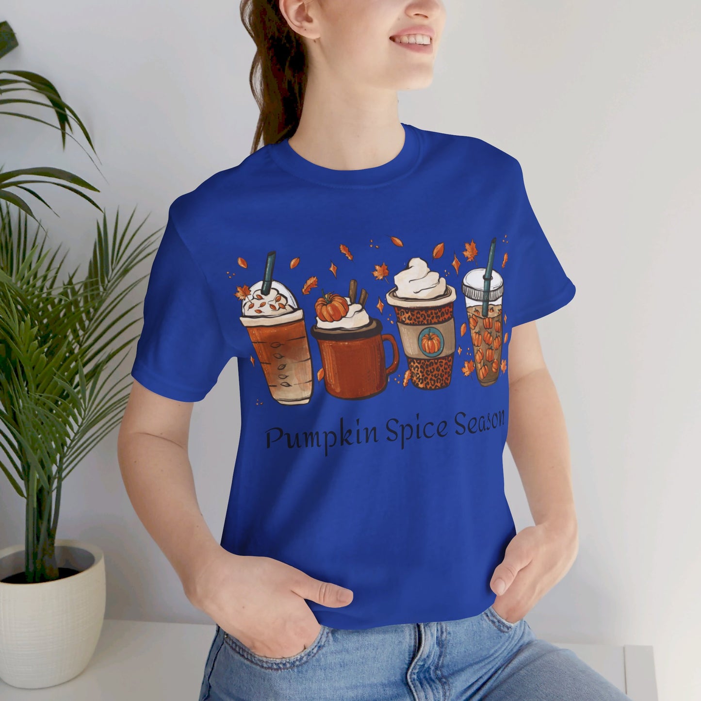 Pumpkin Spice Season Jersey Short Sleeve Tee