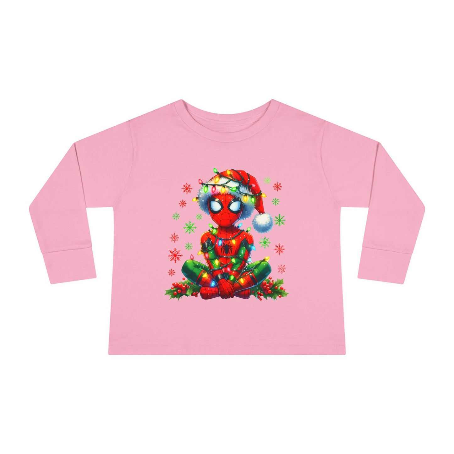 Spidey Christmas Toddler Long Sleeve Tee