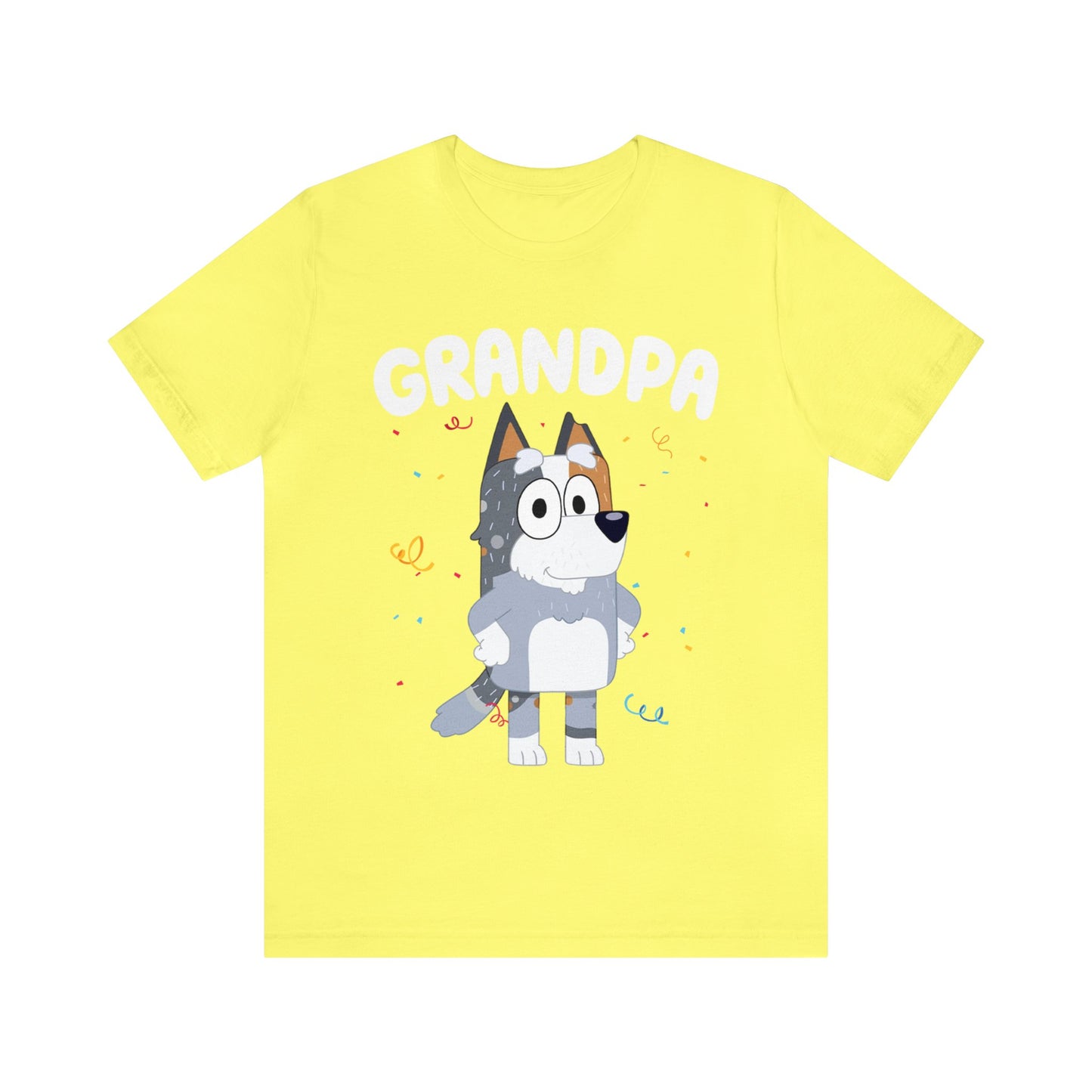 Grandpa Bluey Birthday Short sleeve Tshirt
