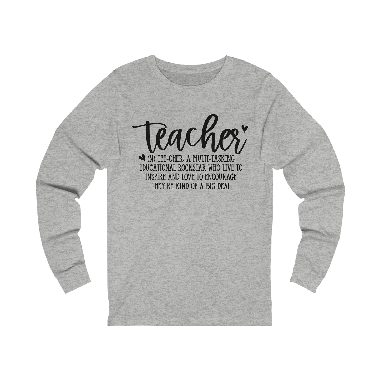Teacher definition Long sleeve Tshirt