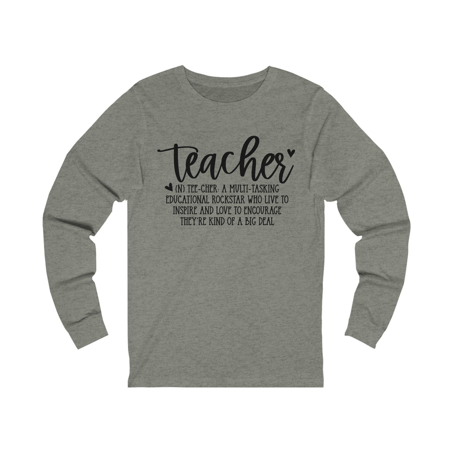 Teacher definition Long sleeve Tshirt