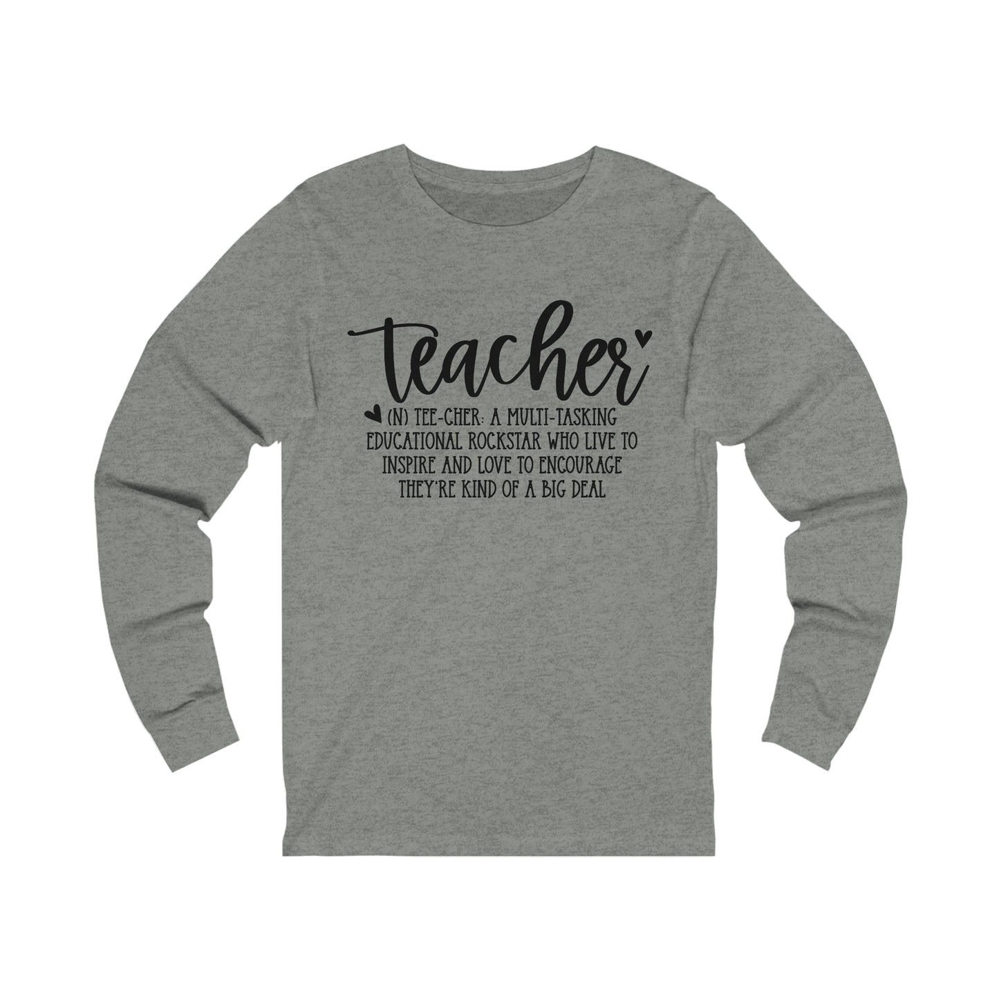 Teacher definition Long sleeve Tshirt
