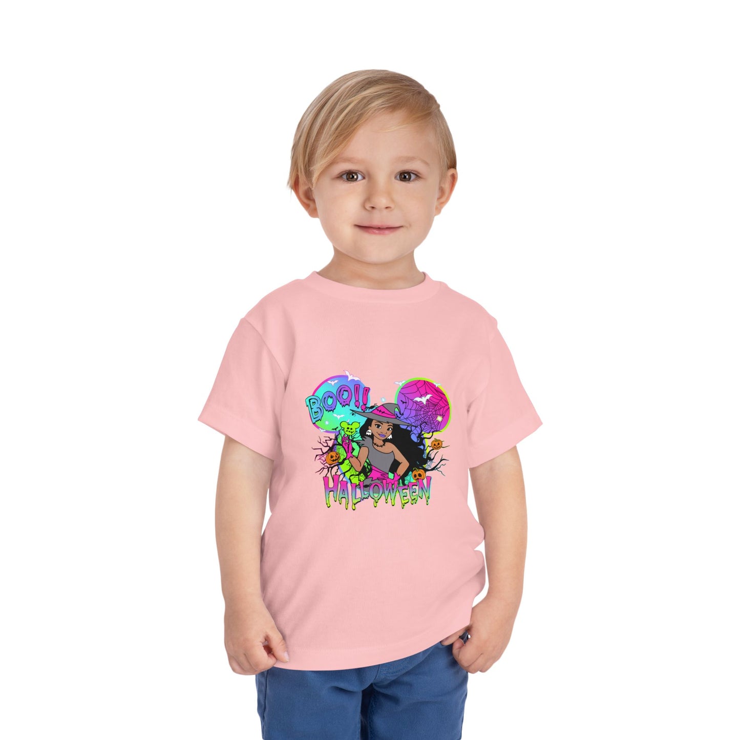Moana Boo! Halloween Toddler Short Sleeve Tee