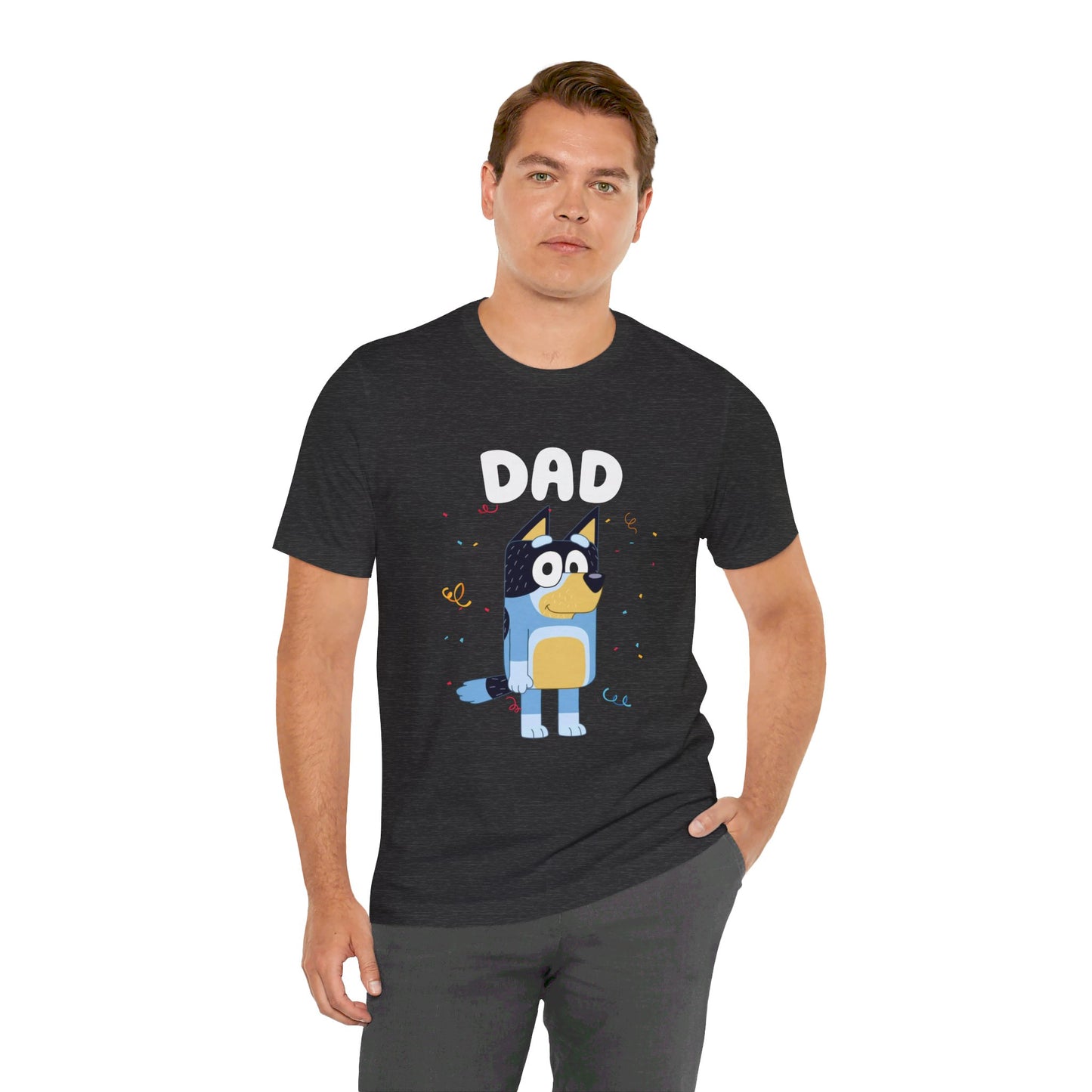Dad Bluey Birthday Short sleeve Tshirt