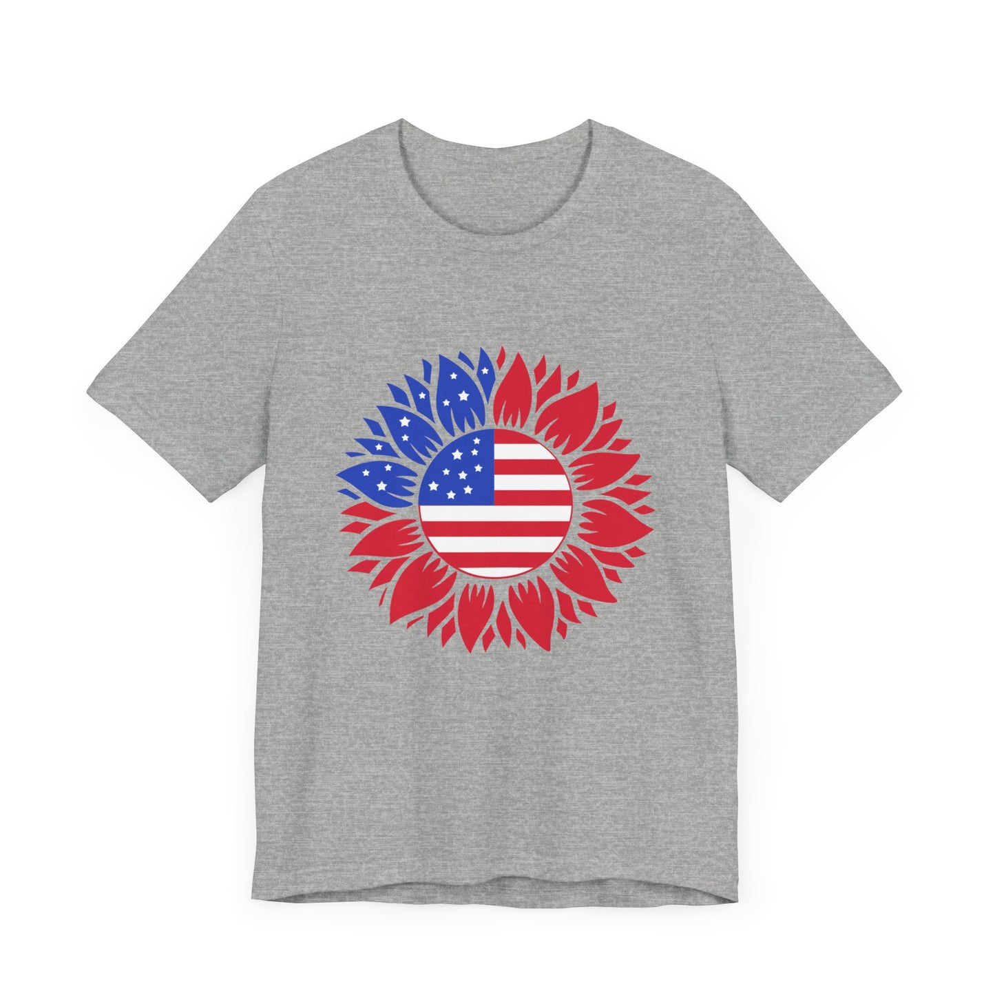 American Sunflower Jersey Short Sleeve Tee