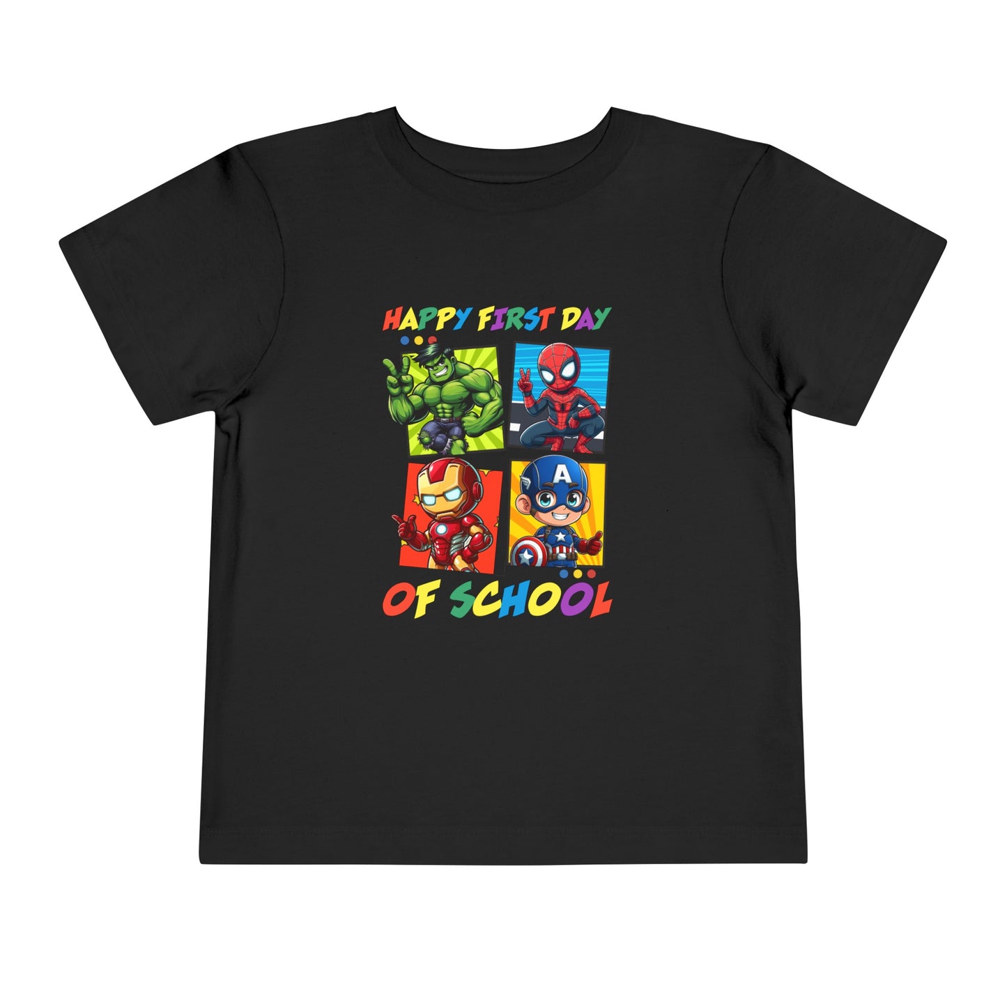 Happy First Day of School Toddler Short Sleeve Tee