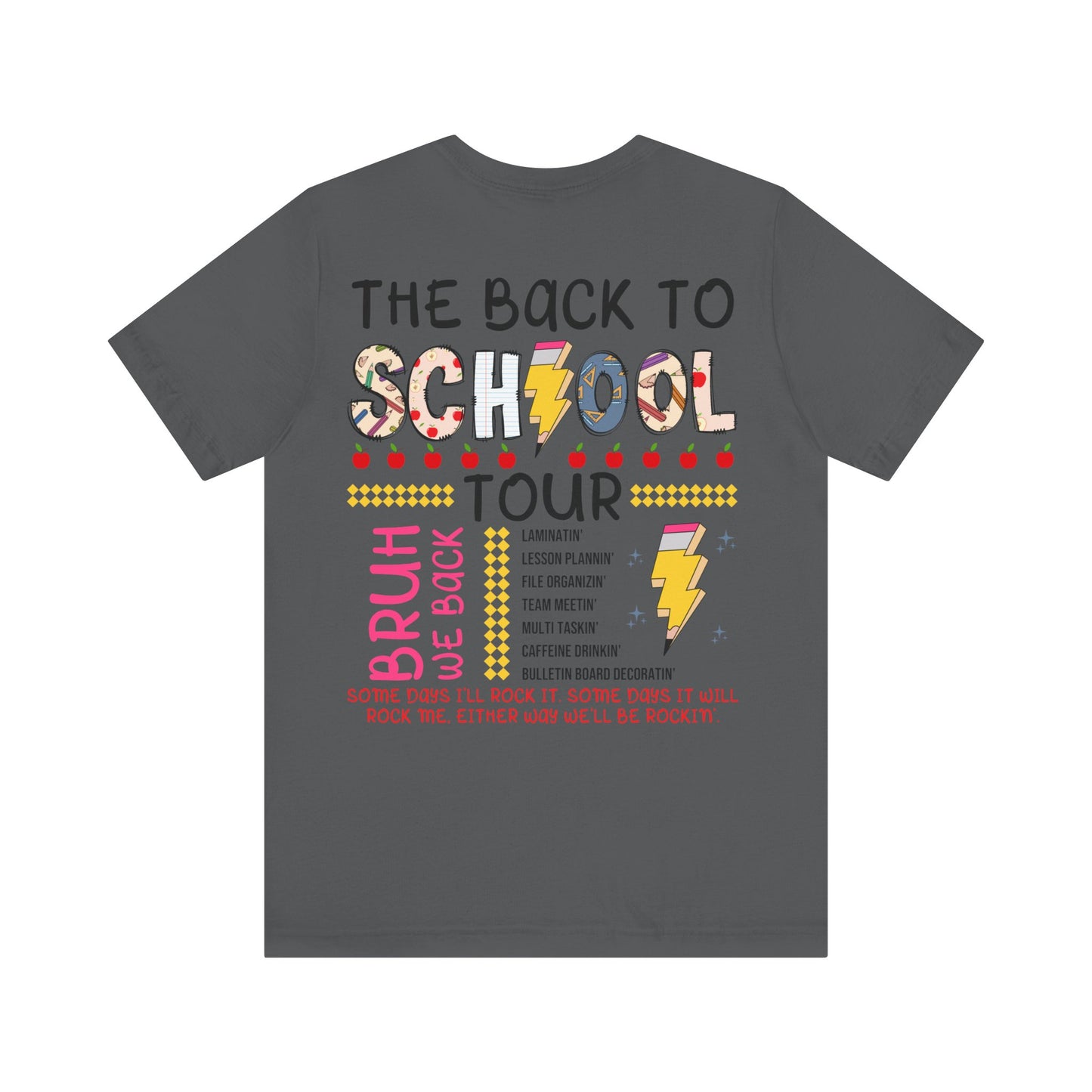 ABCD The Back to School Tour (front/back) Jersey Short Sleeve Tee