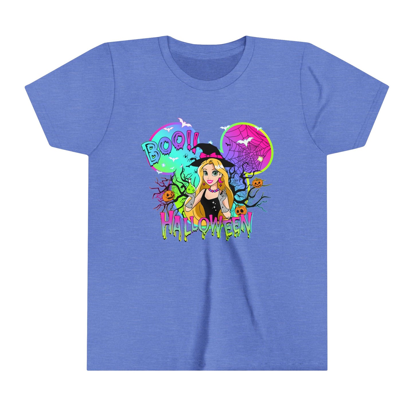 Rapunzel Boo! Halloween Youth Short Sleeve Tee