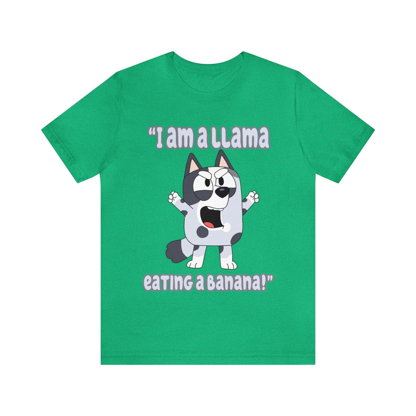 I am a llama eating a banana Short Sleeve Tshirt