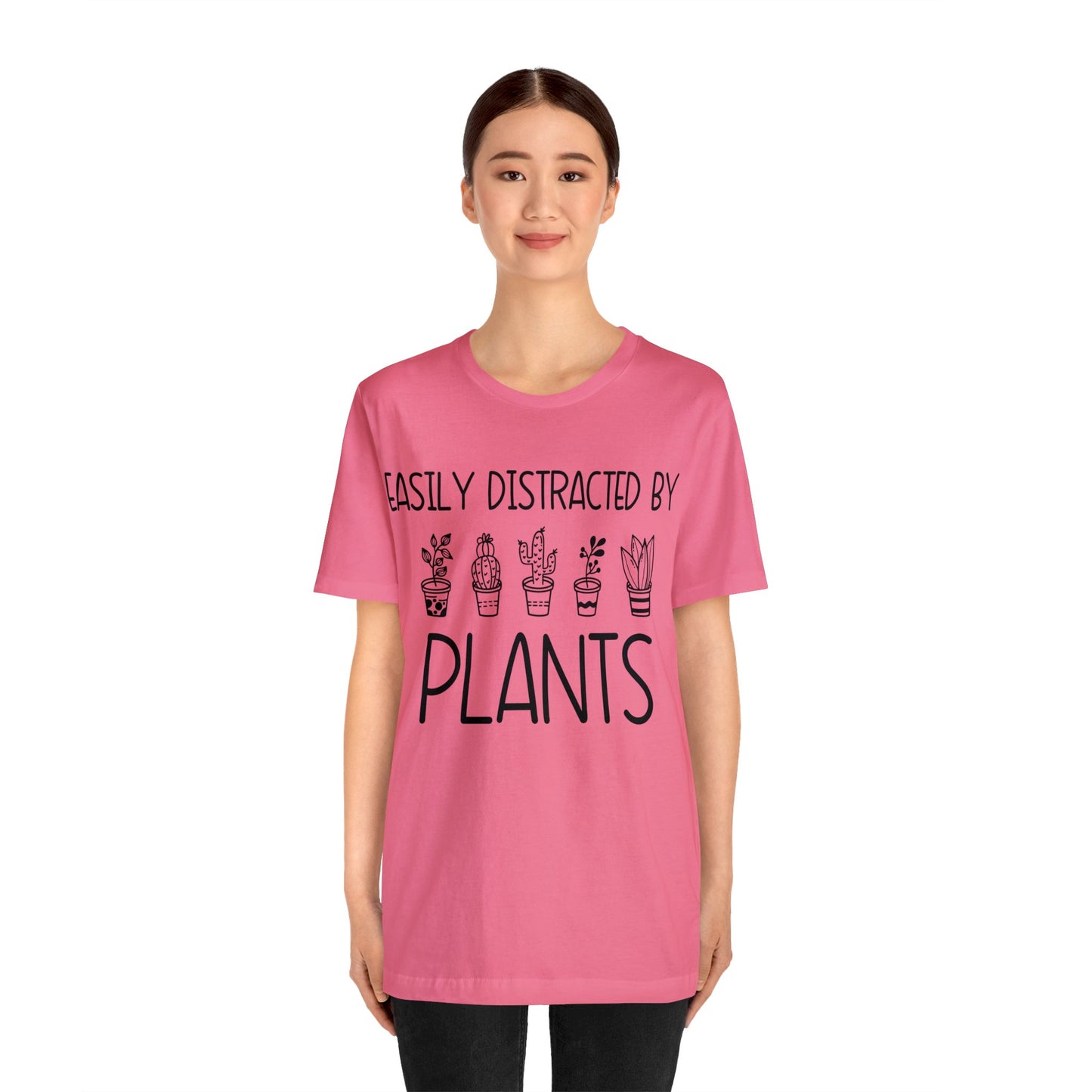 Easily Distracted by Plants Short Sleeve Tee