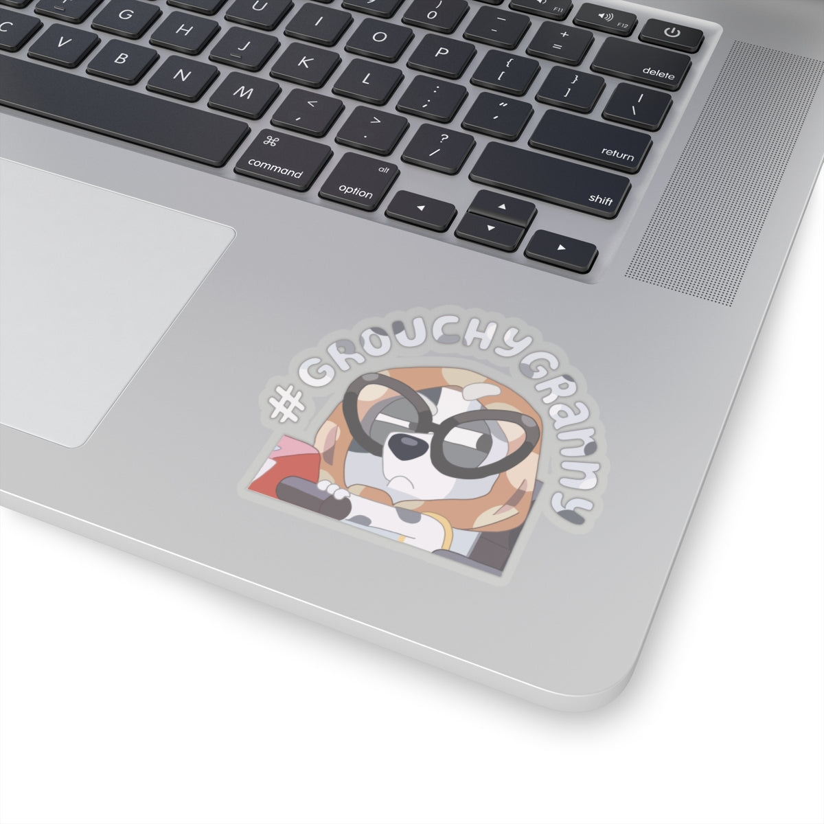#Grouchy Granny Kiss-Cut Stickers