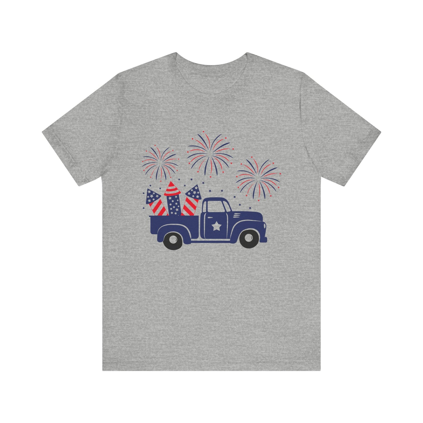 Truck & Fireworks Jersey Short Sleeve Tee