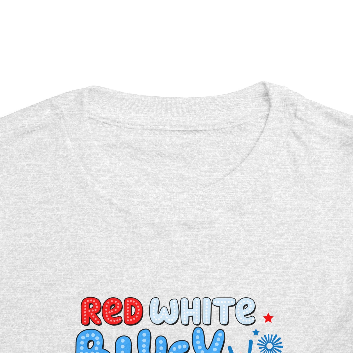 Red, White & Bluey Toddler Short Sleeve Tee