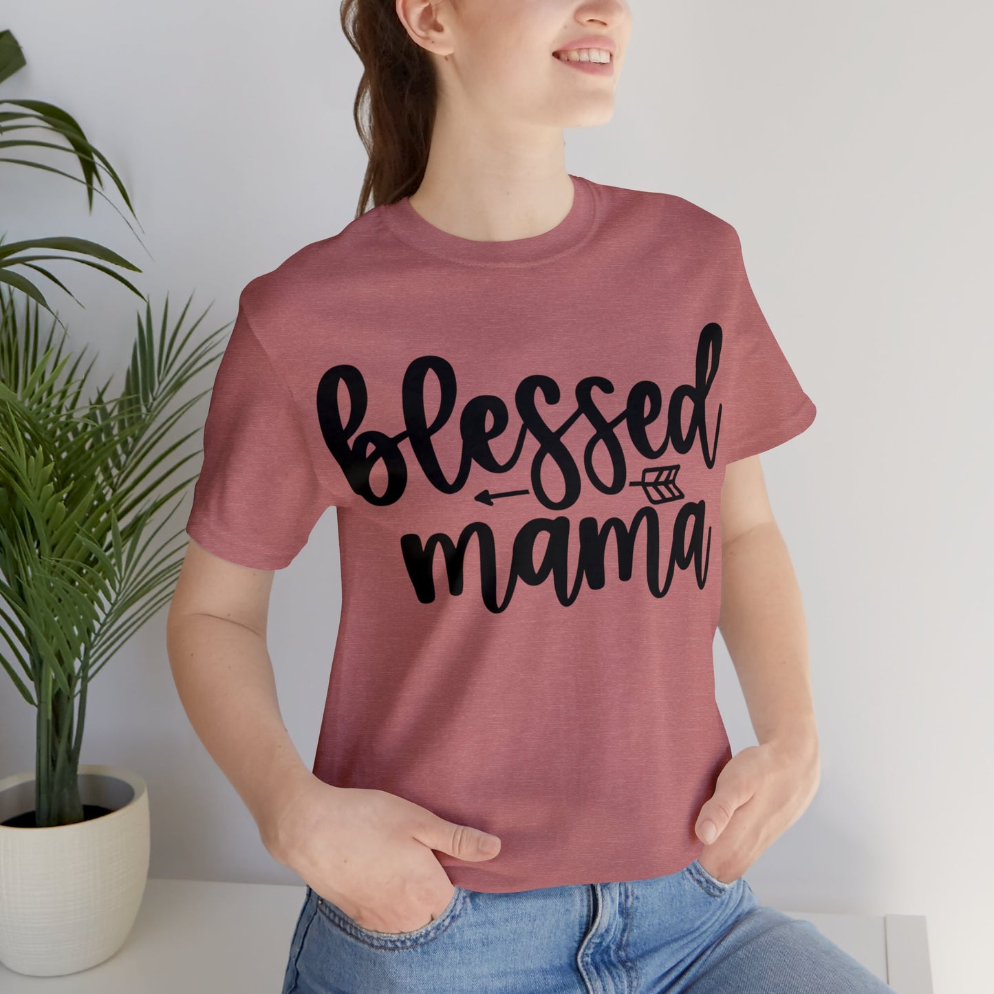 Blessed Mama short sleeve Tshirt