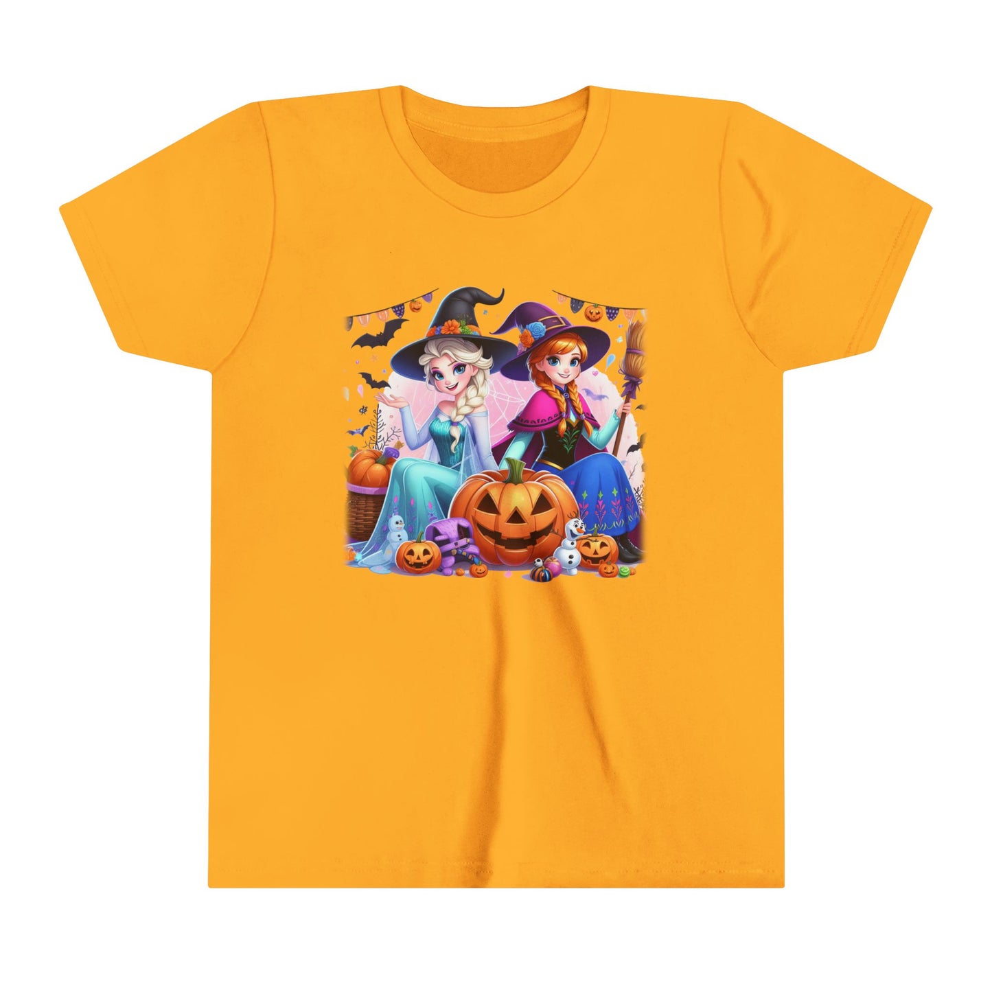 Elsa & Anna Youth Short Sleeve Tee