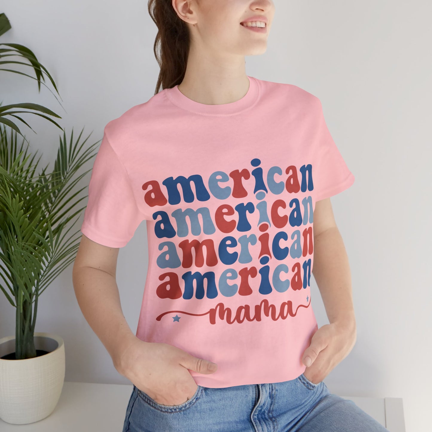 American Mama Jersey Short Sleeve Tee