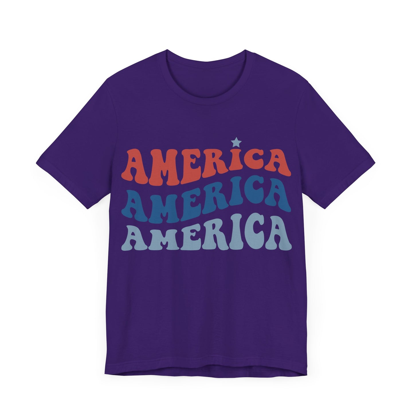 AMERICA Jersey Short Sleeve Tee