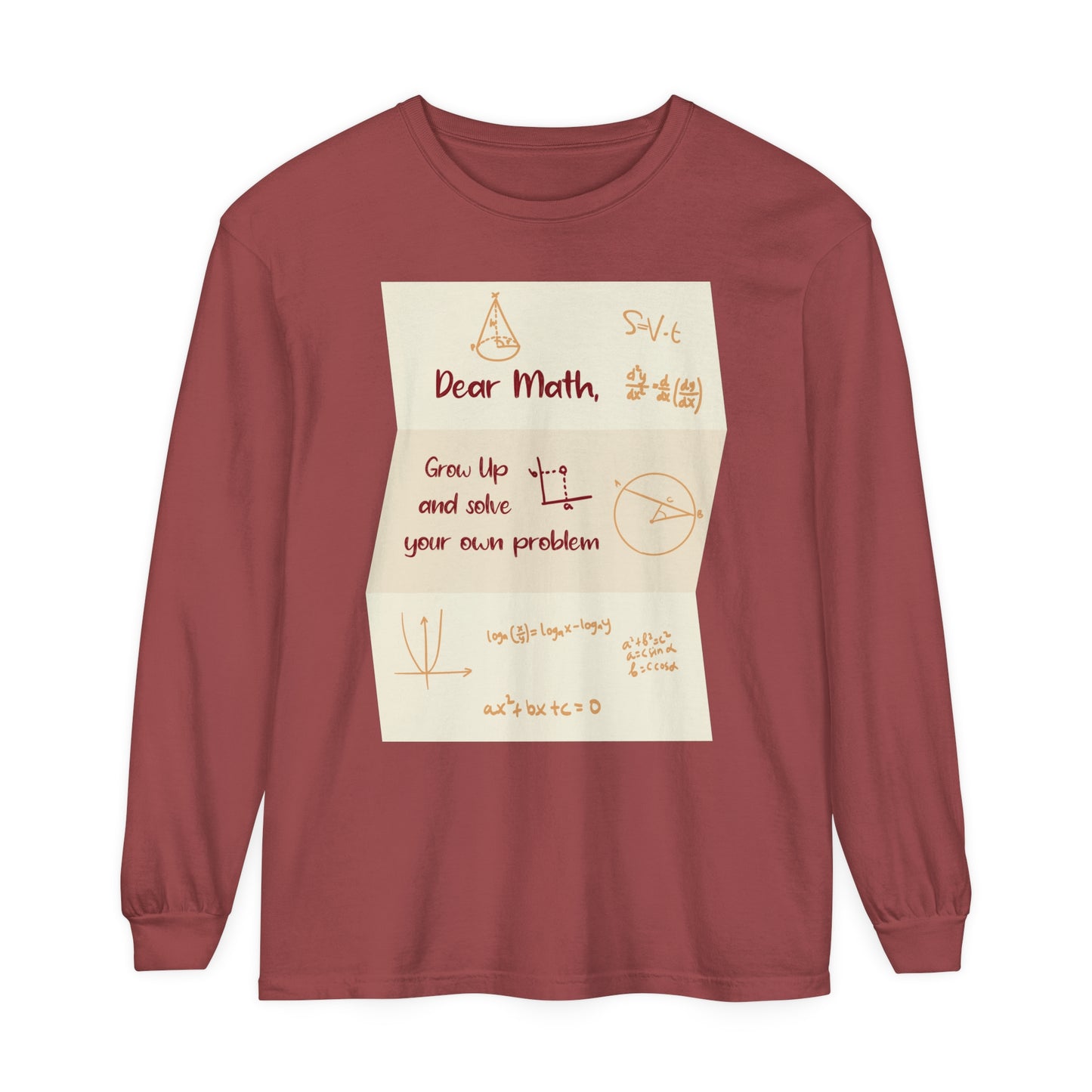 Dear Math Long Sleeve T-Shirt