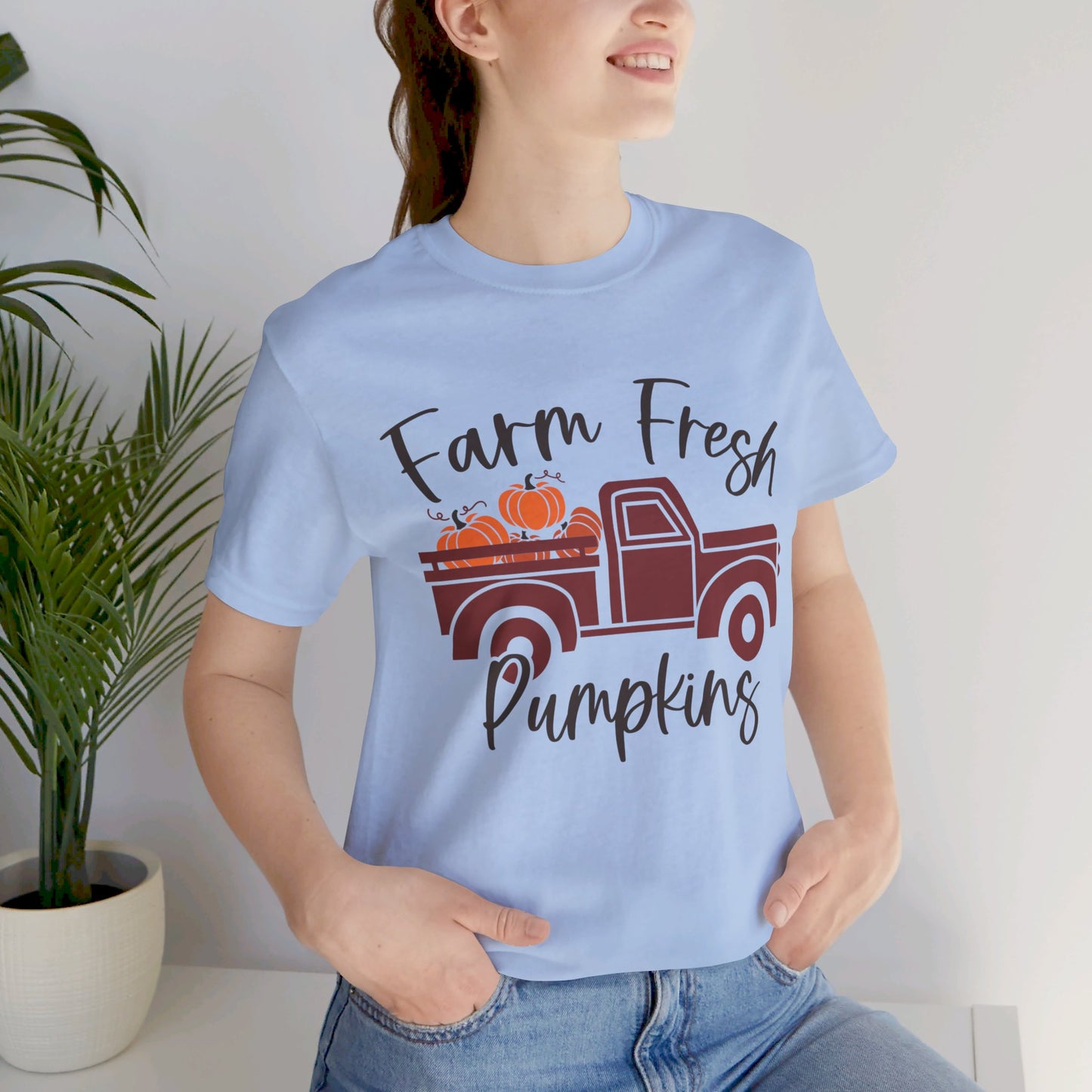 Farm Fresh Pumpkins Jersey Short Sleeve Tee