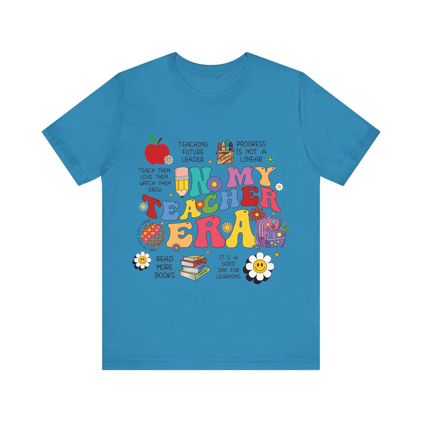 In My Teacher Era Jersey Short Sleeve Tee