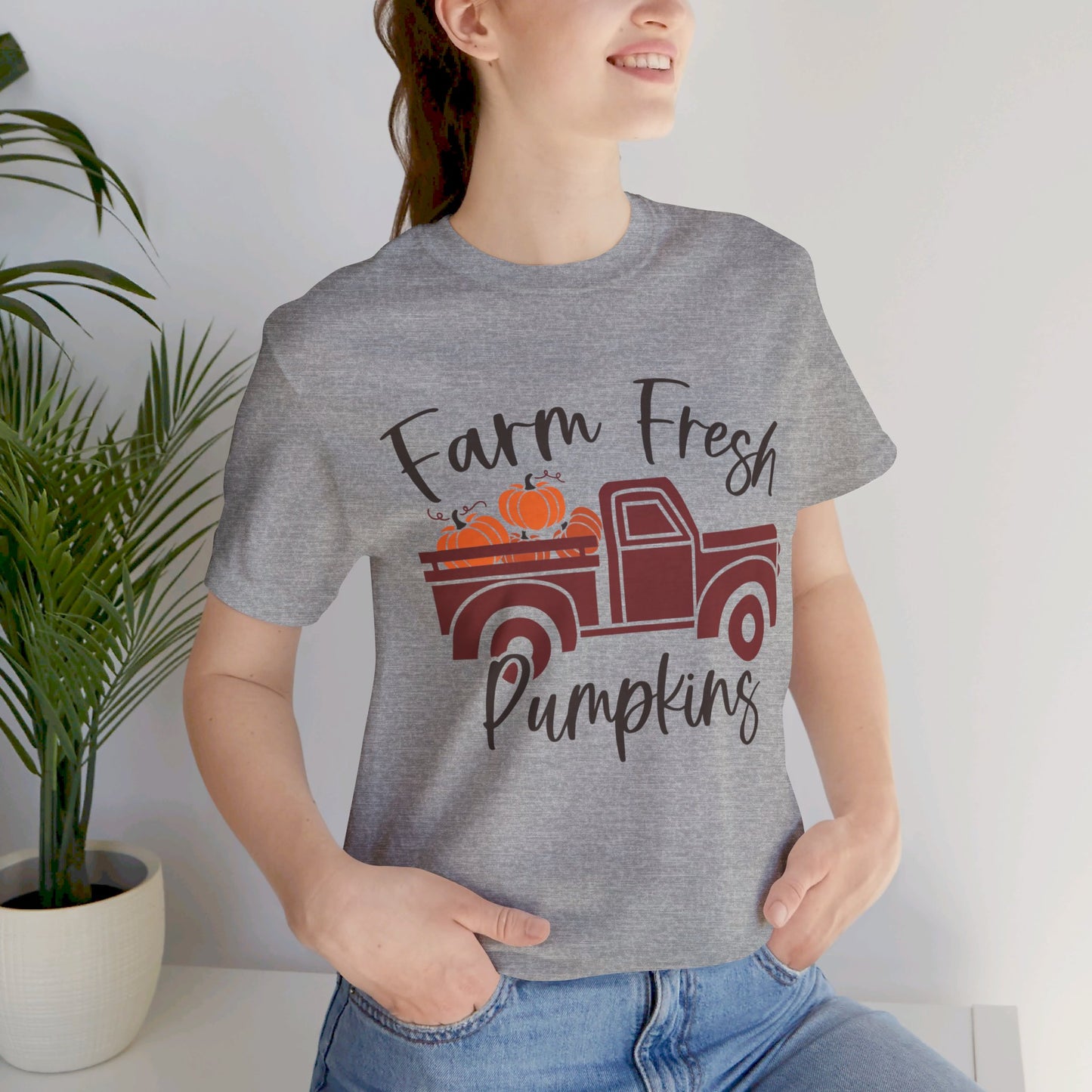 Farm Fresh Pumpkins Jersey Short Sleeve Tee