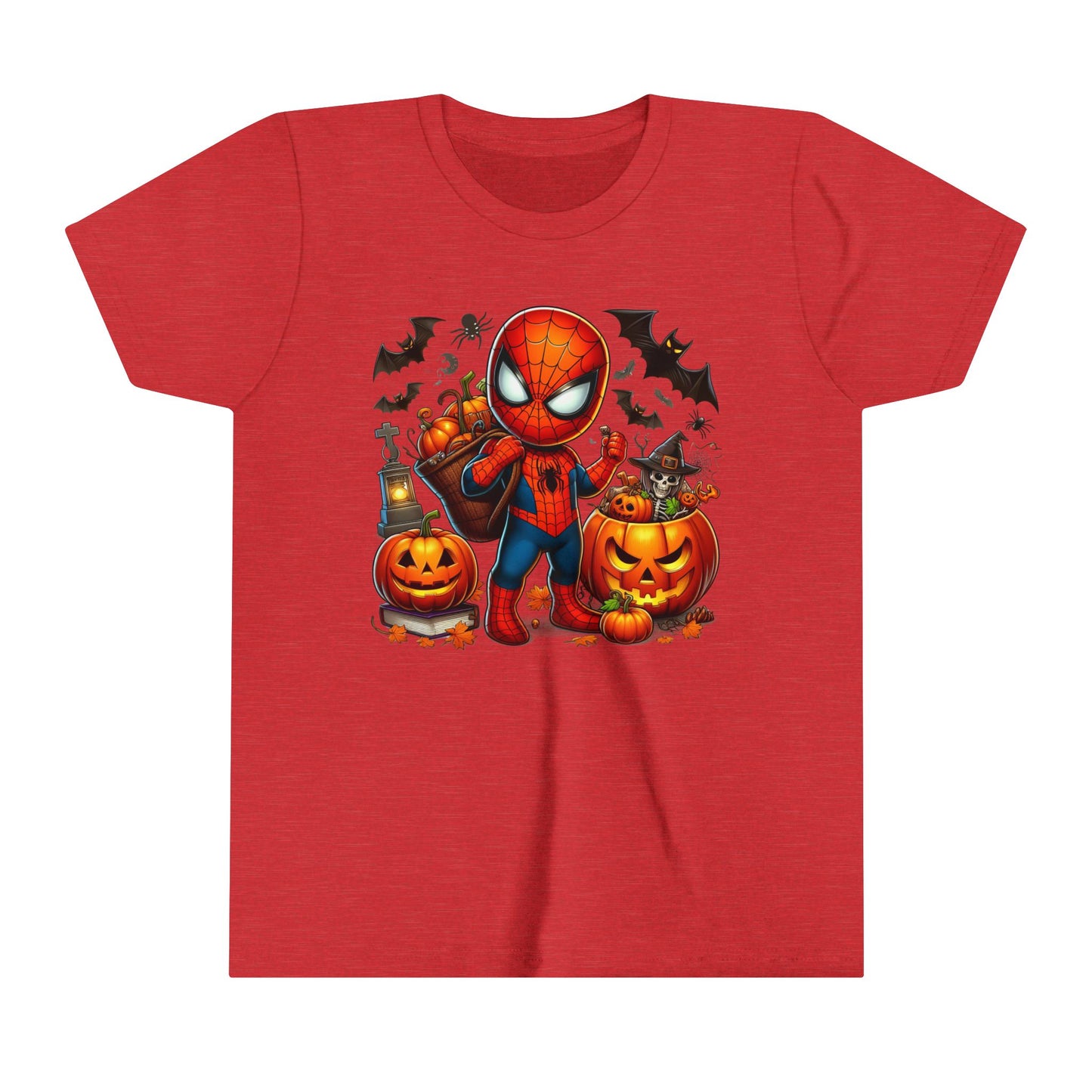 Spiderman Trick or Treat Youth Short Sleeve Tee