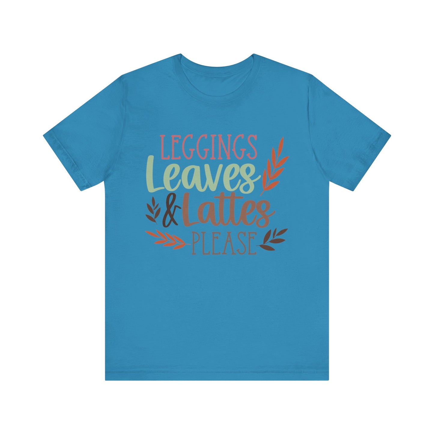 Leggings, Leaves & Lattes Please Jersey Short Sleeve Tee