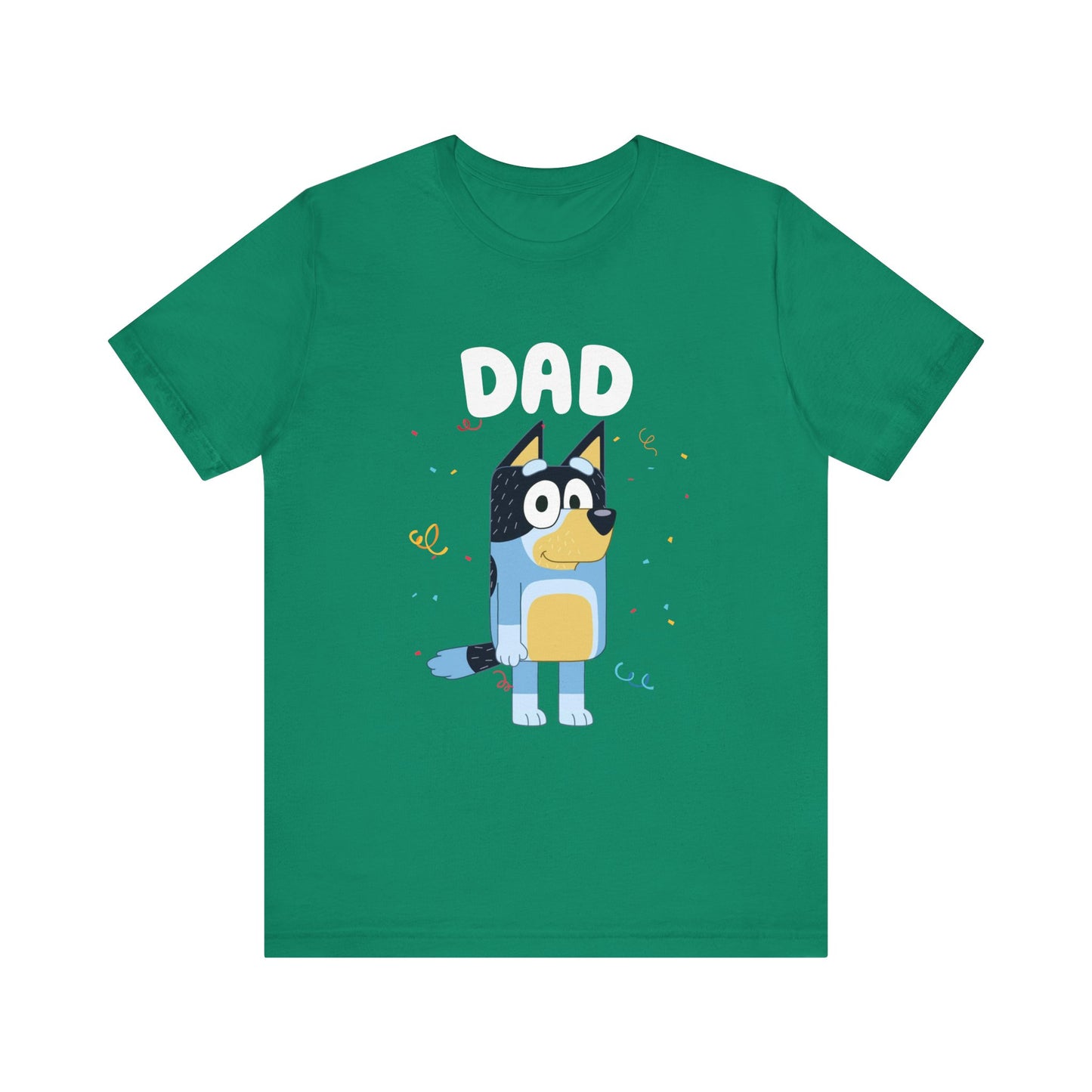 Dad Bluey Birthday Short sleeve Tshirt