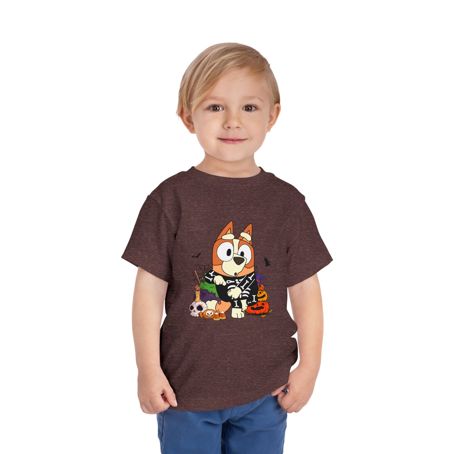 Bingo Halloween Toddler Short Sleeve Tee