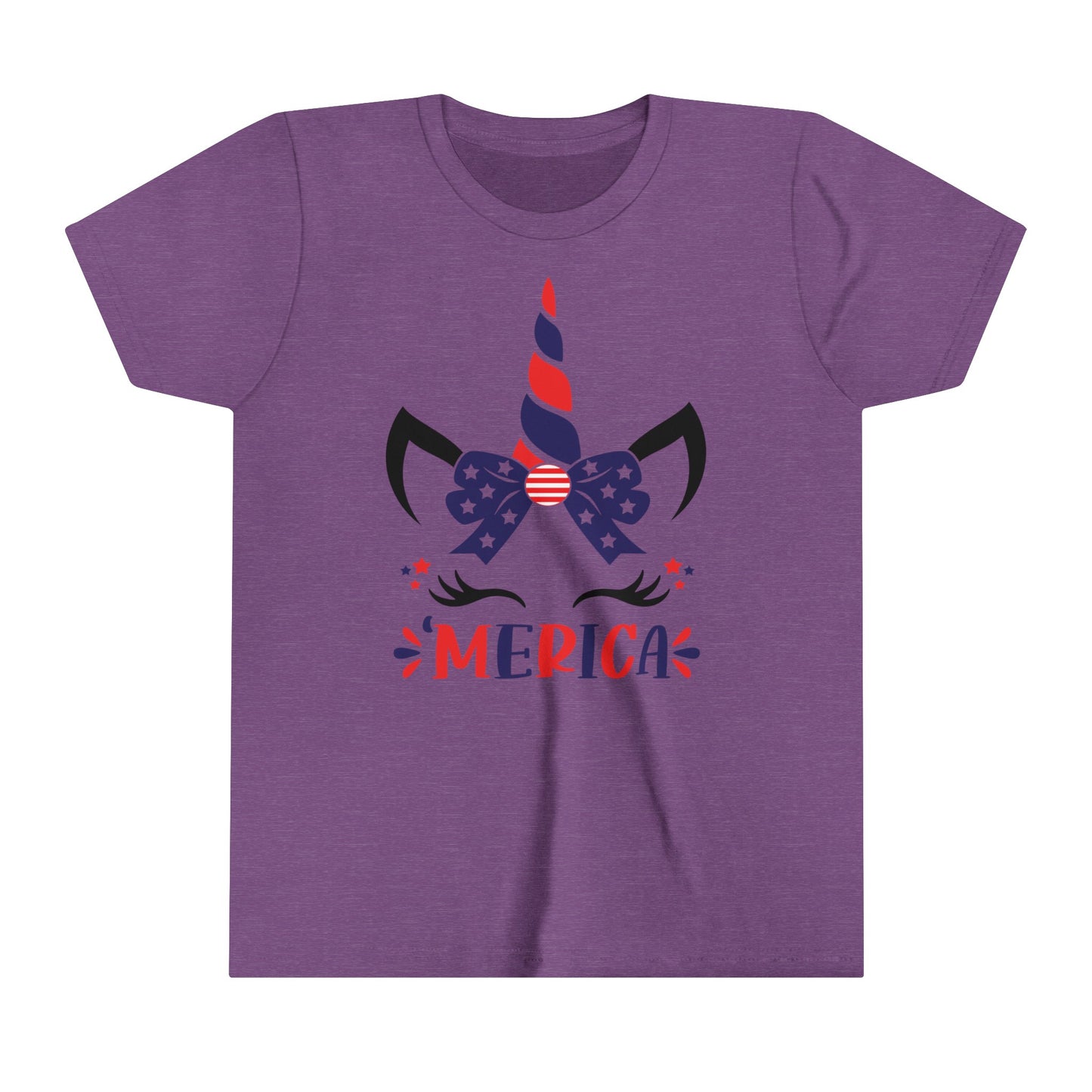 Unicorn 'Merica Youth Short Sleeve Tee
