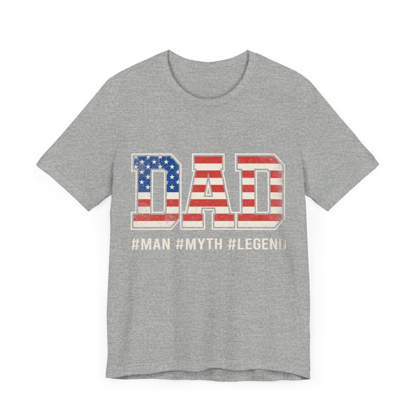 DAD The Man. The Myth. The Legend Jersey Short Sleeve Tee