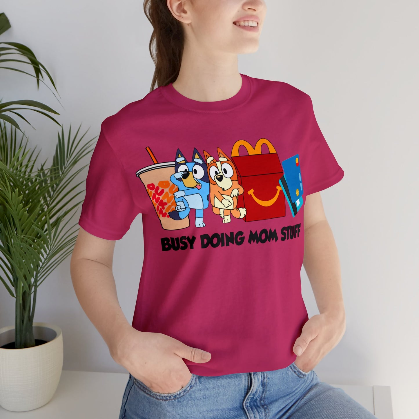 Busy Doing Mom Stuff Short Sleeve Tshirt