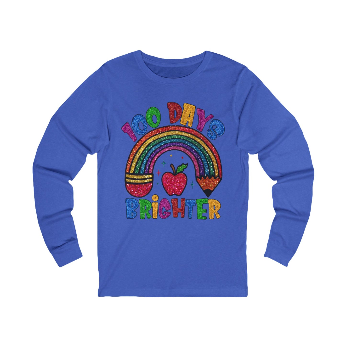 100 DAYS BRIGHTER Jersey Long Sleeve Tee