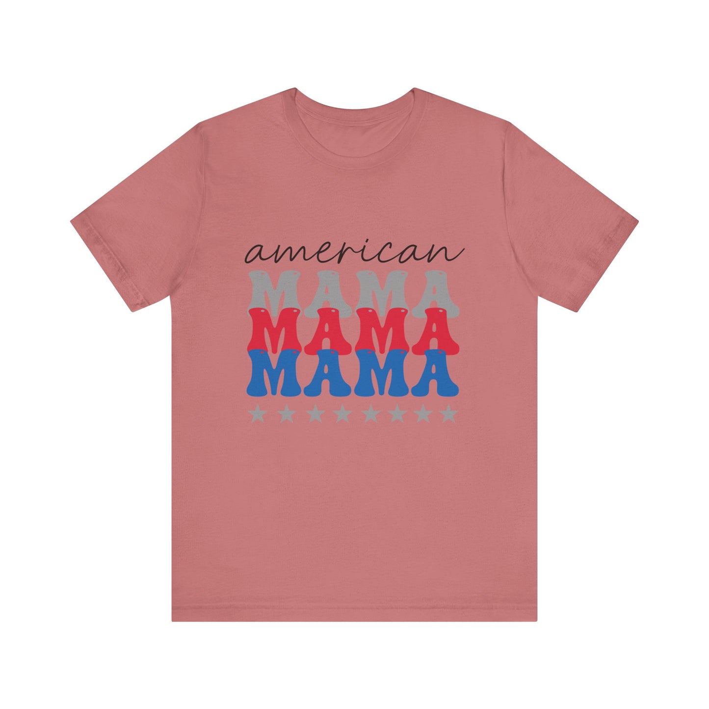 American Mama Jersey Short Sleeve Tee