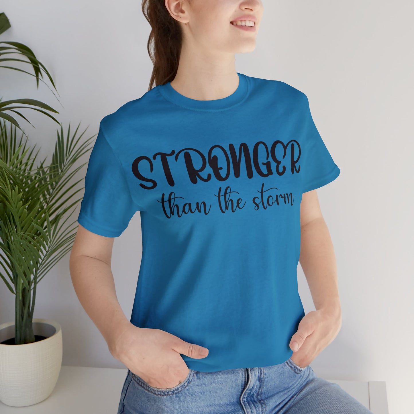 Stronger than the storm Short sleeve Tshirt