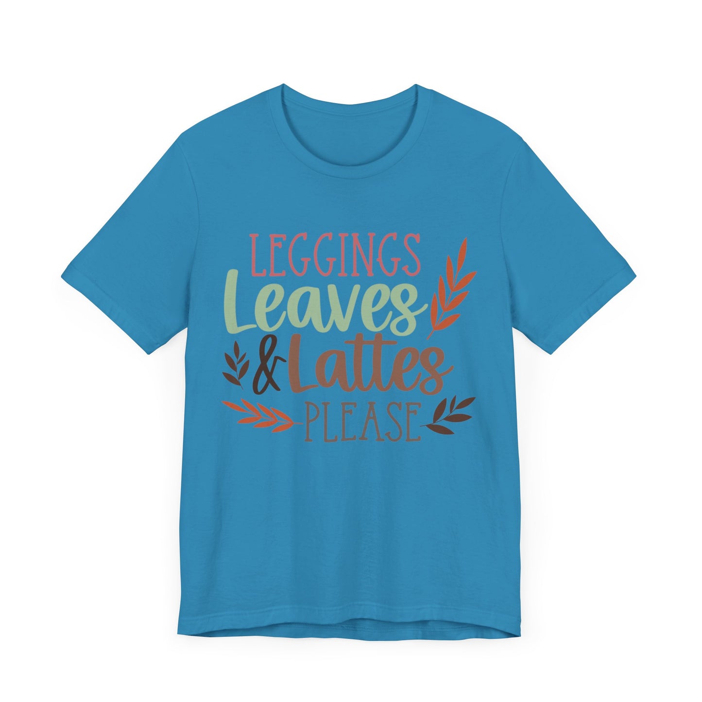 Leggings, Leaves & Lattes Please Jersey Short Sleeve Tee