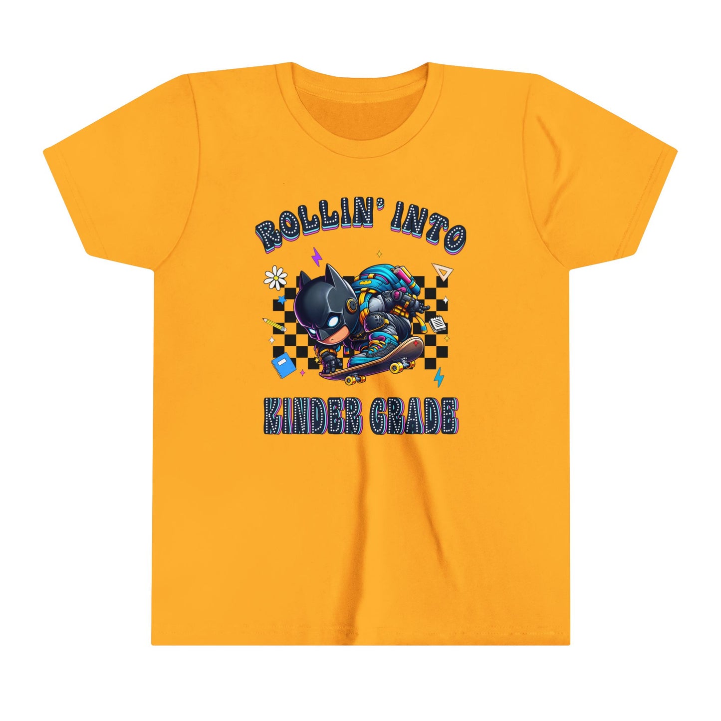 BATMAN - Rollin' Into Kinder Grade Youth Short Sleeve Tee