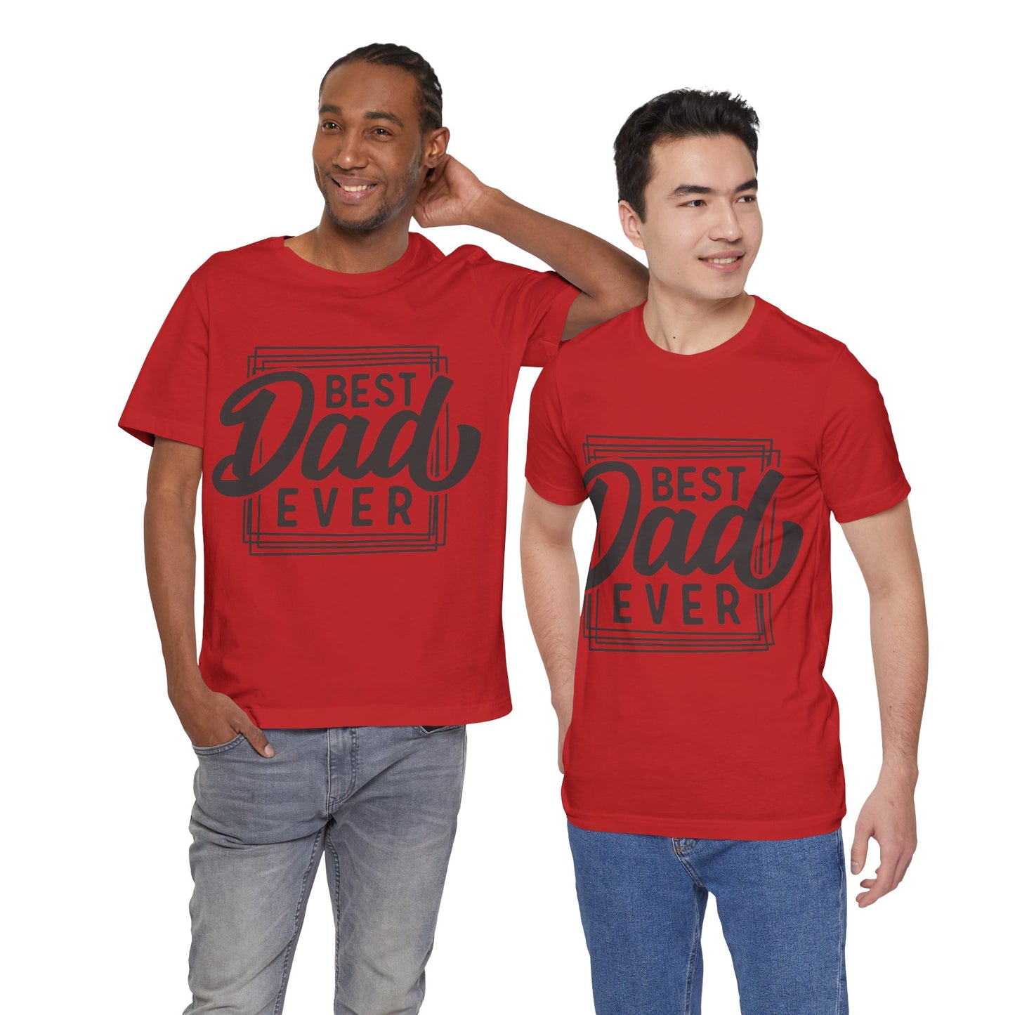 Best Dad Ever Jersey Short Sleeve Tee