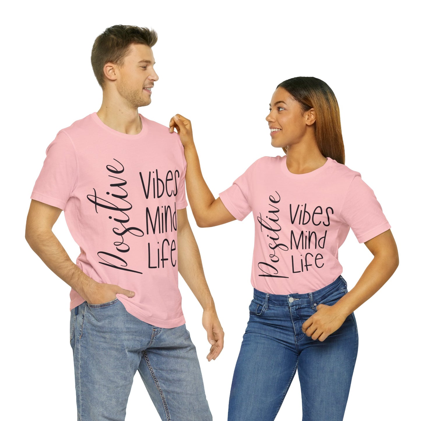 Positive vibes mind life short sleeve Tshirt