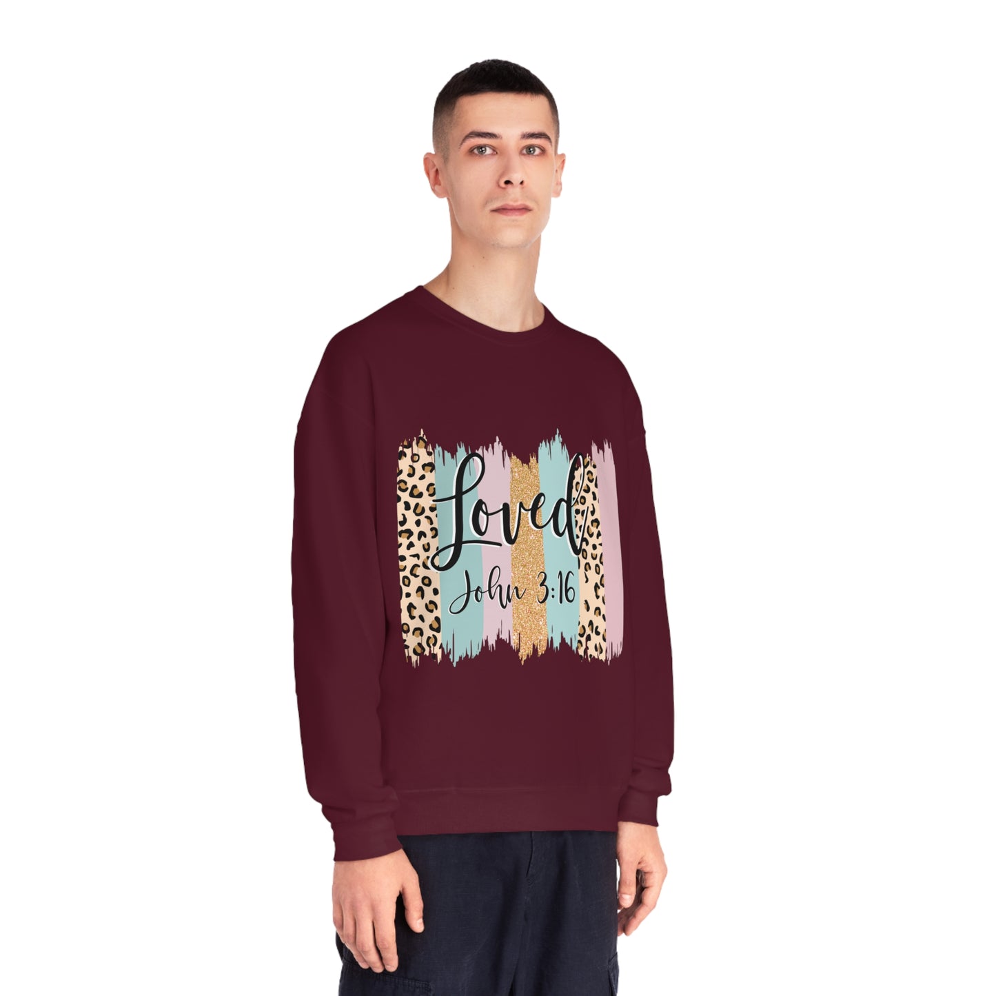 Loved John 3:16 Crewneck Sweatshirt