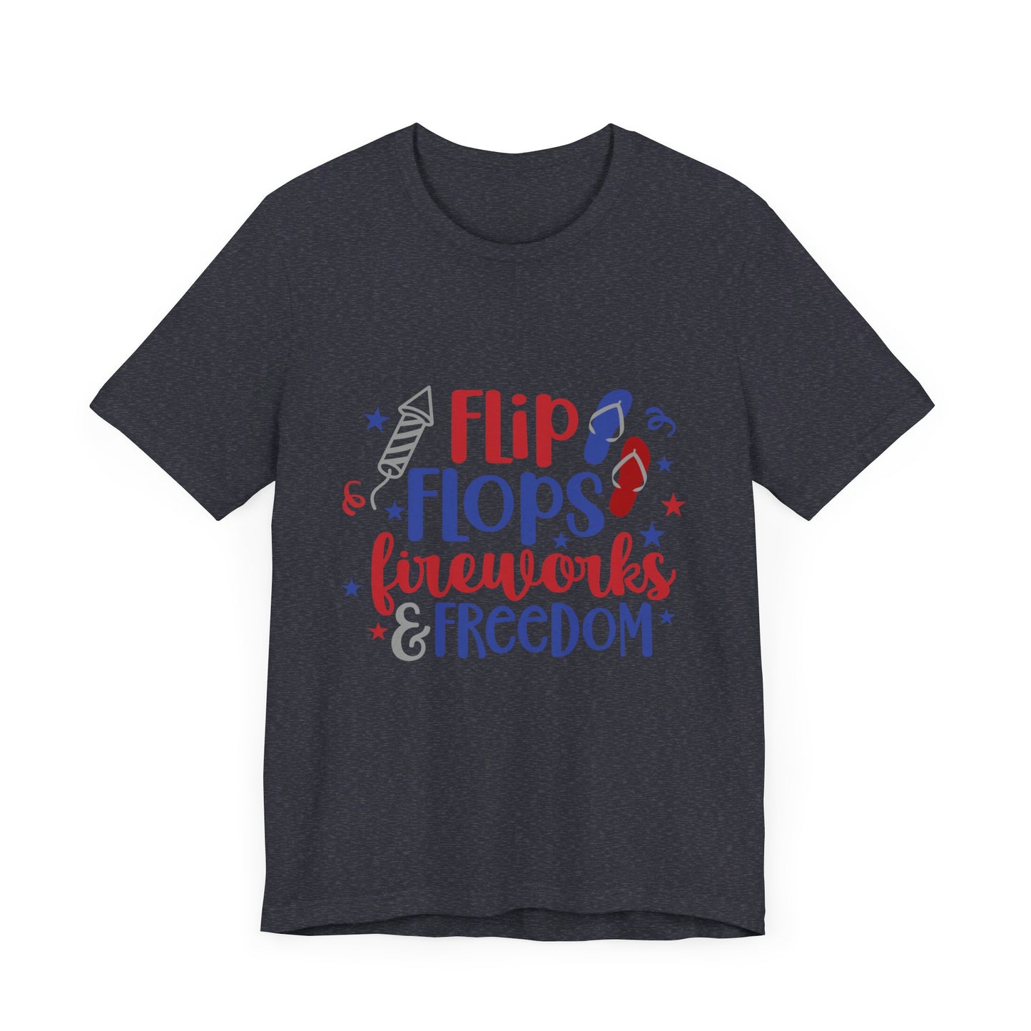 Flip Flops & Fireworks Jersey Short Sleeve Tee