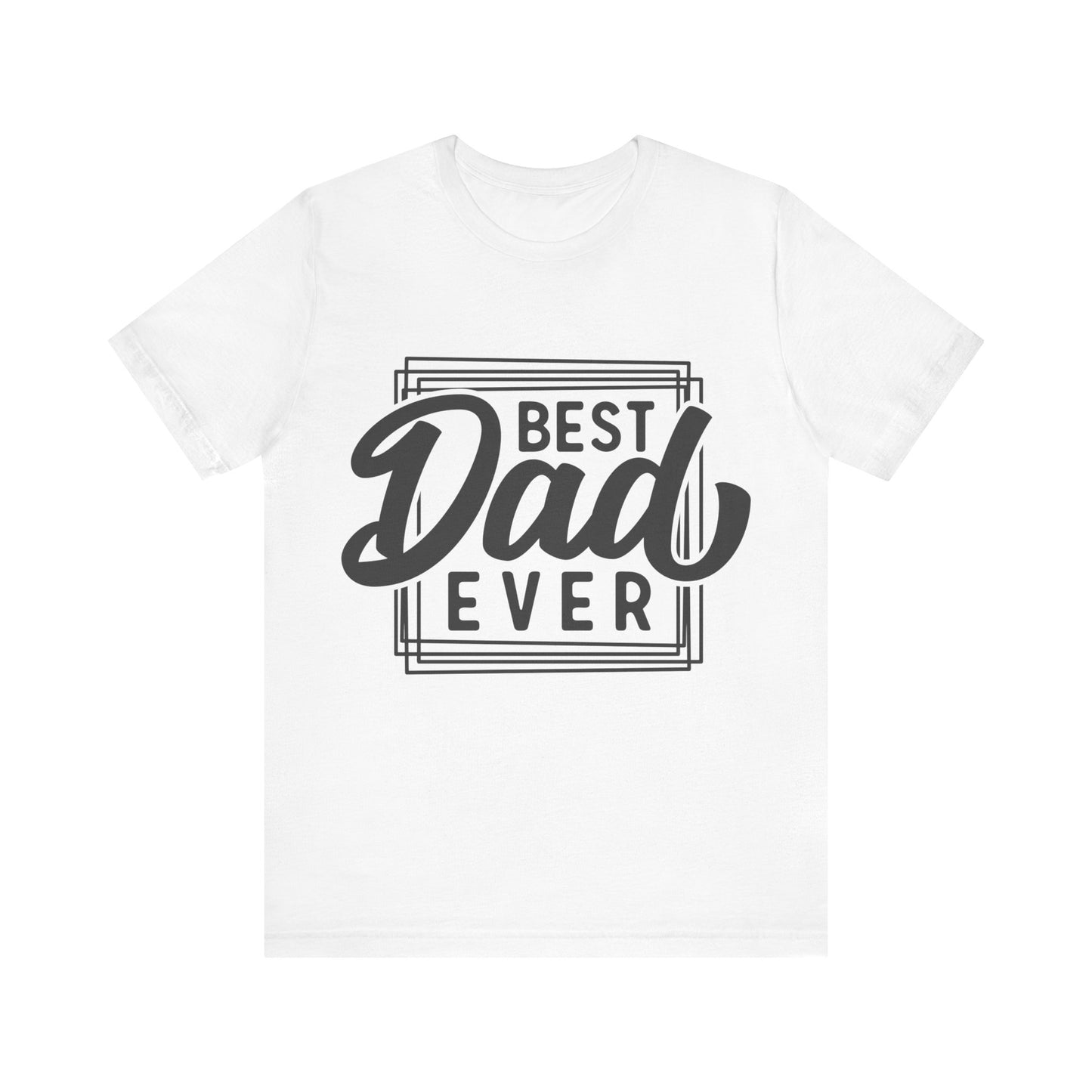 Best Dad Ever Jersey Short Sleeve Tee