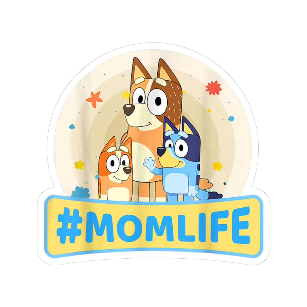 MOMLIFE Kiss-Cut Stickers