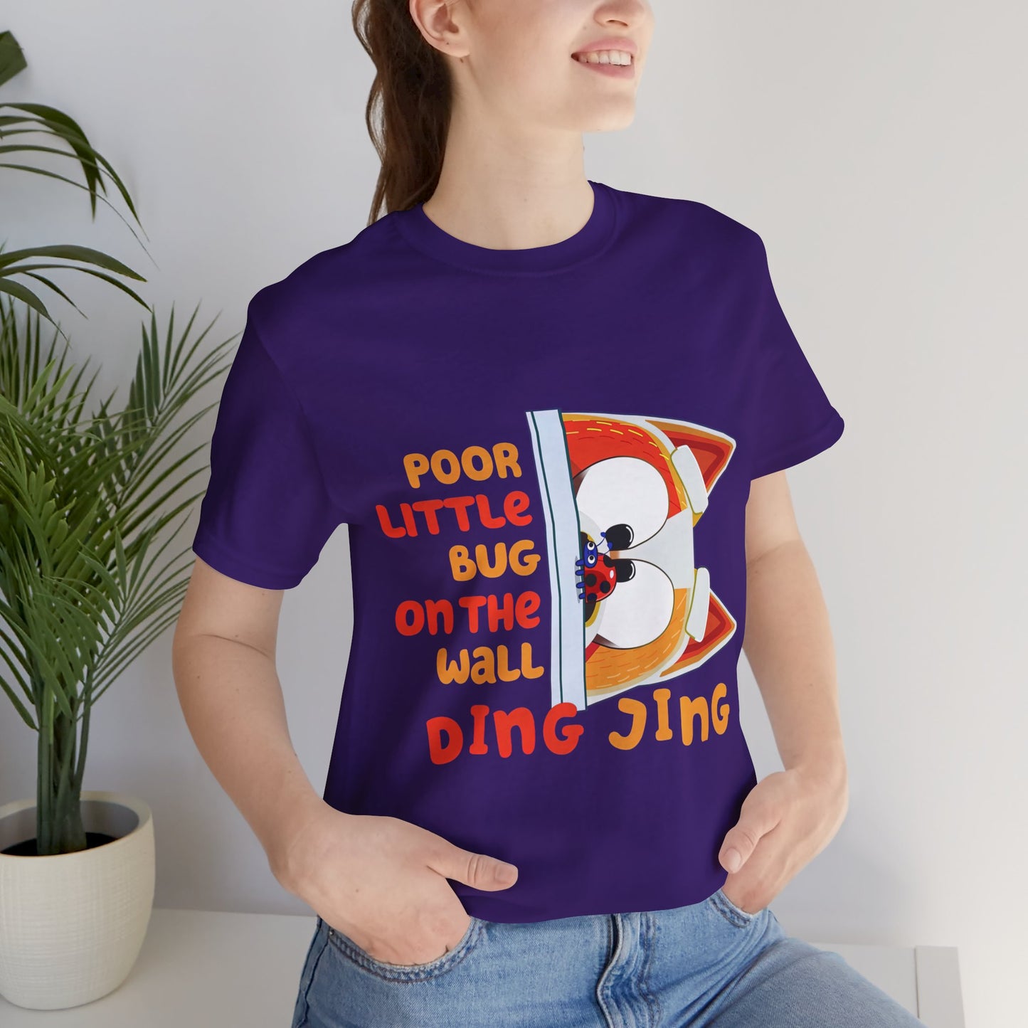 Poor little bug ... DING JING Jersey Short Sleeve Tee