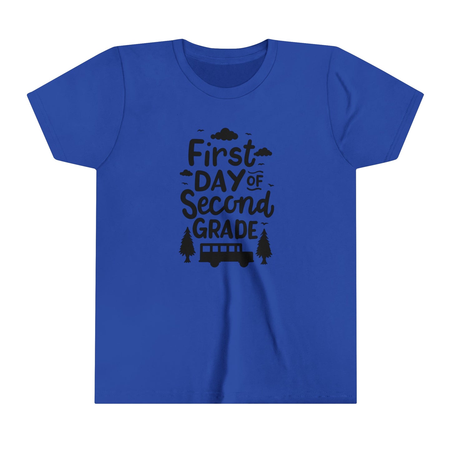 First Day of Second Grade Youth Short Sleeve Tee